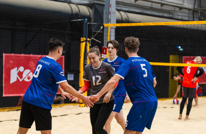 корпоративная лига по пляжному волейболу 4х4. Завершаем групповой этап - фото - 1